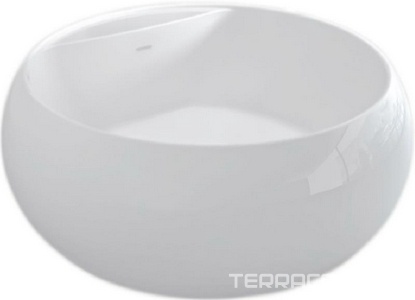 Ванна отдельностоящая, круглая 1550x1550xh600мм, без слива-перелива, накладка отверстия перелива цв.хром в компл., (акрил цв.белый), BelBagno ZZ BelBagno Универсал BB30-1550