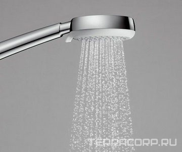 Душевая лейка, 4 типа струи, (цв.хром),  100 Vario ZZ Hansgrohe Crometta 26824400