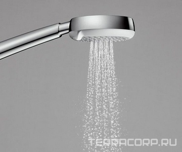 Душевая лейка, 4 типа струи, (цв.хром),  100 Vario ZZ Hansgrohe Crometta 26824400