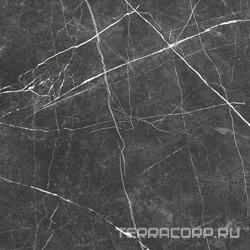 Marble line dark grey  матовый  серый темный 60х60