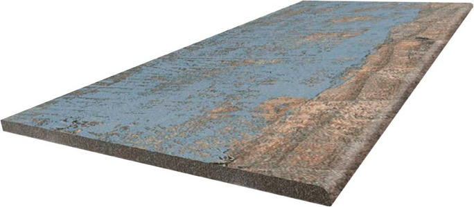 Керамогранит New Tiles Mystic  Blue Multistep 33x120 Голубой 