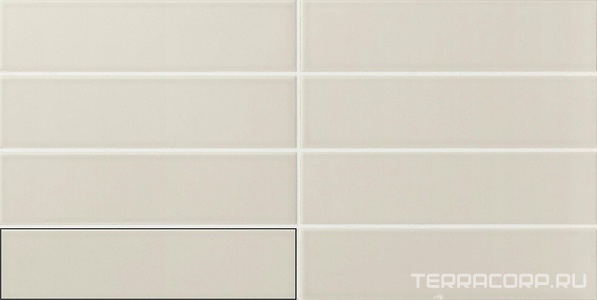 Керамическая плитка APE Ceramica Three-D Flat Grey 5X20 Серый 