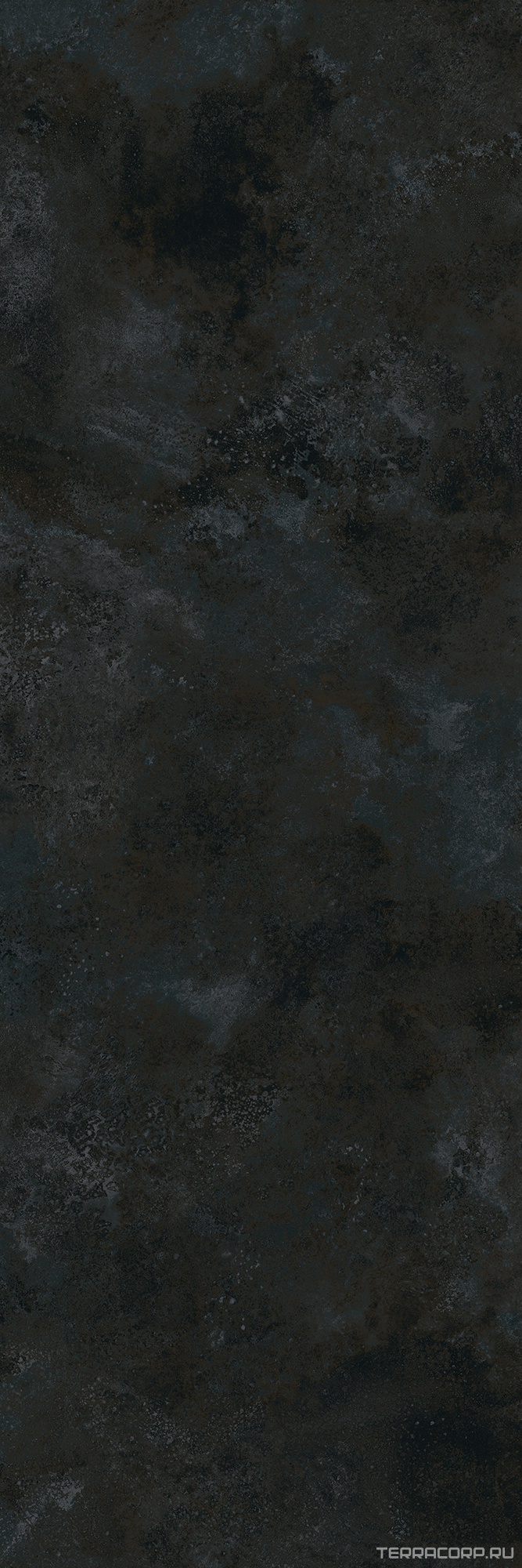 Керамогранит Laminam Rus Ossido Nero LUX 3,5 mm 120x300 Черный, фото 6