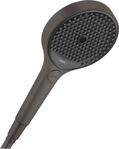 Душевая лейка (цв.шлифованный черный хром),  130 3jet ZZ Hansgrohe Rainfinity 26864340