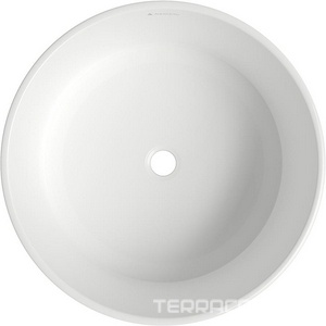 Раковина 450х450хh850мм, напольная, круглая, без отв.д/смес., без перелива, крепеж в компл., (керамика цв.белый),  ZZ Aqueduto ТОДО TOD0110