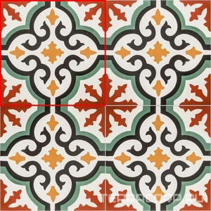 Керамическая плитка DeShun Ceramics Art Decor  DF208  20x20 Комбинированный 