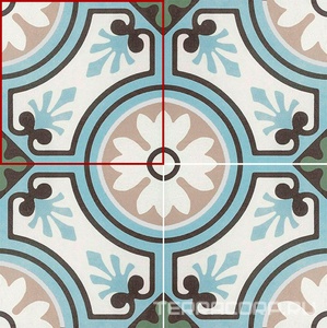 Керамическая плитка DeShun Ceramics Art Decor DC212 20x20 Комбинированный 