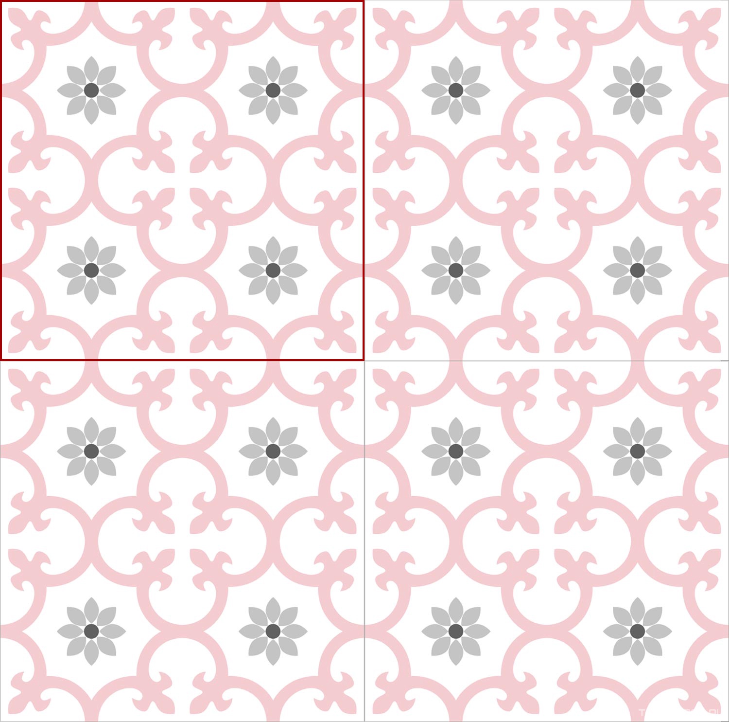 Керамогранит DeShun Ceramics Art Decor DF206 20x20 Комбинированный, фото 3