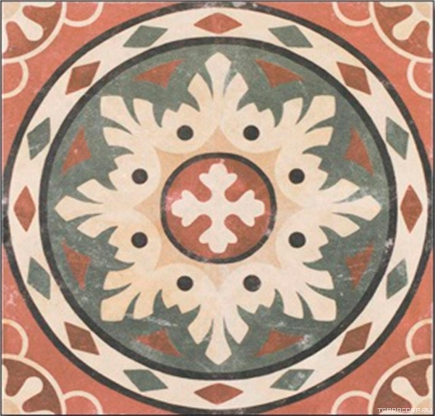 Керамогранит DeShun Ceramics Art Decor DF209 20x20 Комбинированный, фото 4