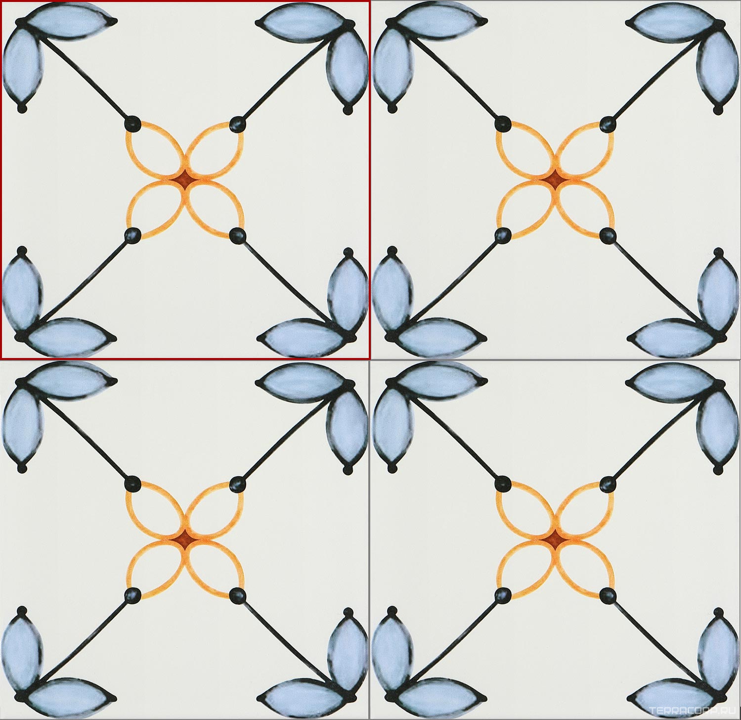 Керамогранит DeShun Ceramics Art Decor DC282 20x20 Комбинированный, фото 3