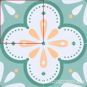 Керамогранит DeShun Ceramics Art Decor  DC271 20x20 Комбинированный 
