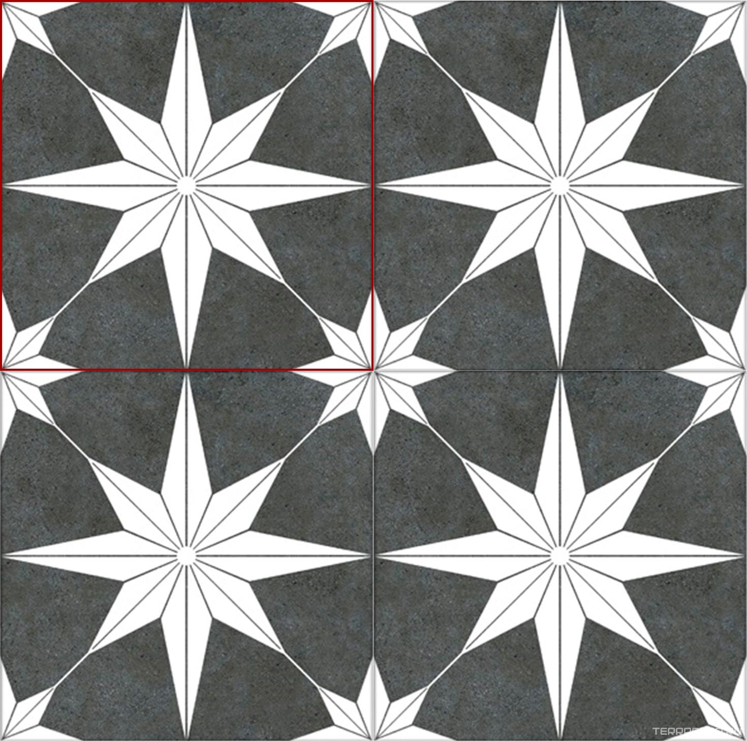 Керамогранит DeShun Ceramics Art Decor DF210 20x20 Комбинированный, фото 3