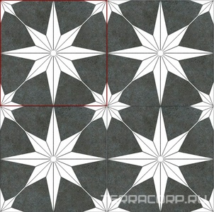 Керамогранит DeShun Ceramics Art Decor  DF210 20x20 Комбинированный 