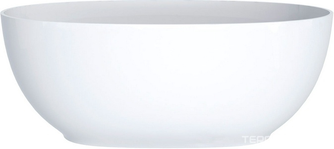 Ванна отдельностоящая, из искусственного камня 160x80, без сифона (n179681), цв. белый глянец Aqua de Marco Caprice 1160WCAPR_GEL