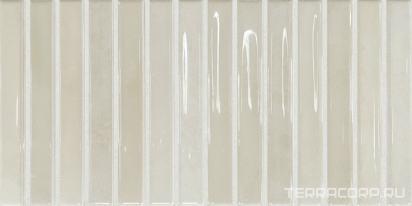 Керамическая плитка DNA Flash Bars  Ivory 12,5x25 Бежевый 