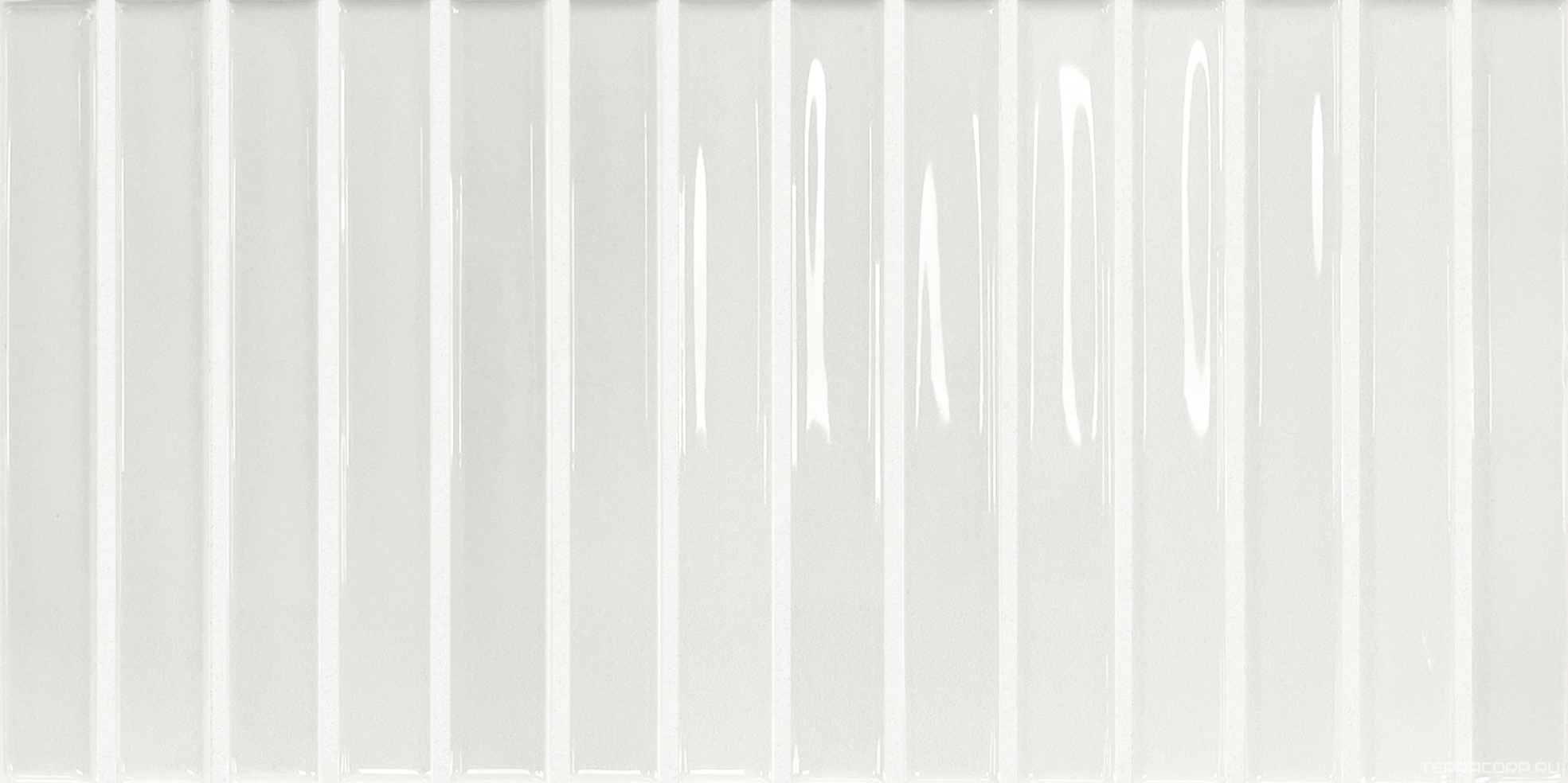 Керамическая плитка DNA Flash Bars White 12,5x25 Белый, фото 3