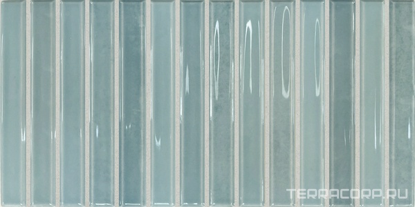 Керамическая плитка DNA Flash Bars  Light Blue 12,5x25 Голубой 
