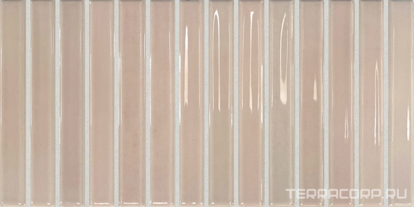 Керамическая плитка DNA Flash Bars  Blush 12,5x25 Розовый 