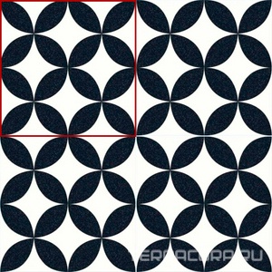 Керамическая плитка DeShun Ceramics Art Decor  DC215 20x20 Комбинированный 
