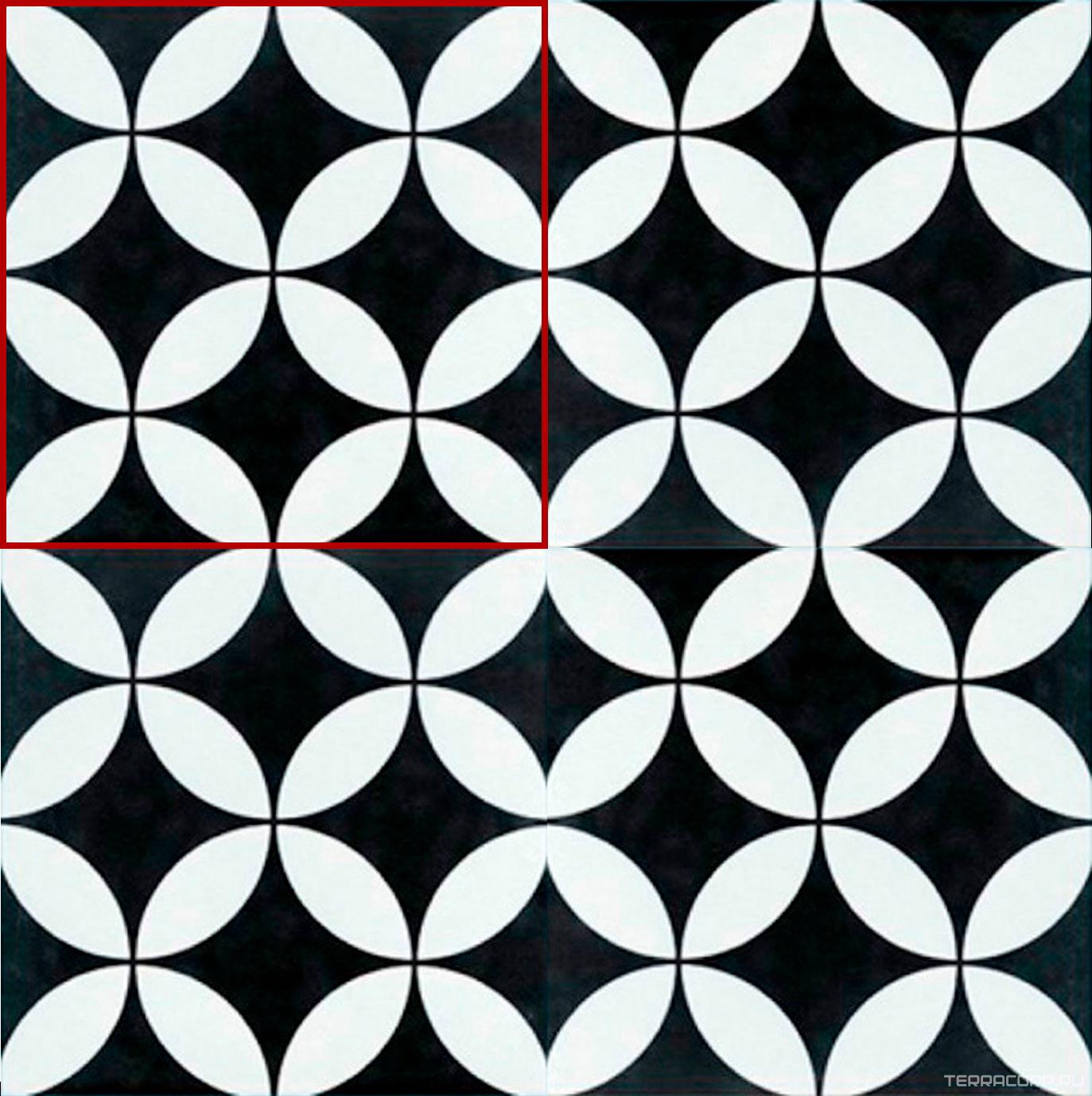 Керамическая плитка DeShun Ceramics Art Decor DC231 20x20 Комбинированный, фото 4