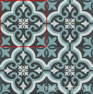 Керамогранит DeShun Ceramics Art Decor  DC232 20x20 Комбинированный 