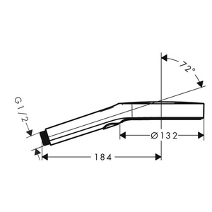 Душевая лейка, 3 типа струи, (цв.хром), HG  130 3jet, EcoSmart ZZ Hansgrohe Rainfinity 26865000