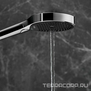 Душевая лейка, 3 типа струи, (цв.хром), HG  130 3jet, EcoSmart ZZ Hansgrohe Rainfinity 26865000