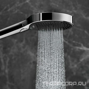 Душевая лейка, 3 типа струи, (цв.хром), HG  130 3jet, EcoSmart ZZ Hansgrohe Rainfinity 26865000