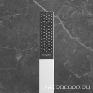 Душевая лейка "палочка", 1 тип струи, (цв.матовый белый),  ZZ Hansgrohe Rainfinity 26866700