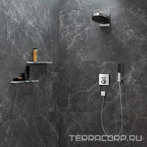 Душевая лейка "палочка", 1 тип струи, (цв.матовый белый),  ZZ Hansgrohe Rainfinity 26866700