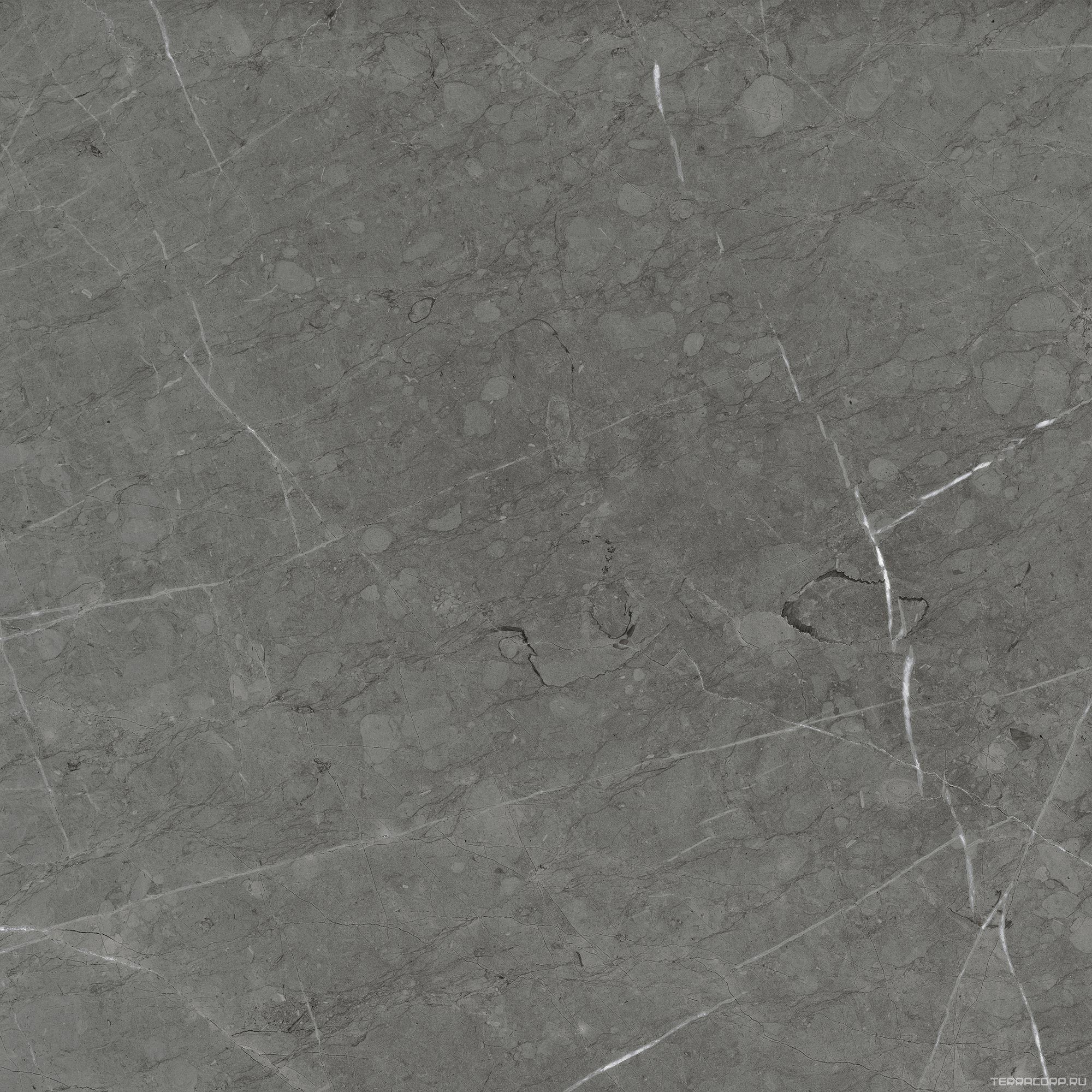 2203 Темно-серый Лаппатированный 60х60 Kerranova Skala K-2203/LR/600x600x10, фото 7