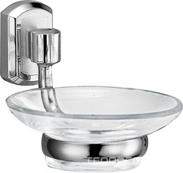 Мыльница стеклянная настенная, хром, Oder Wasserkraft oder K-3029