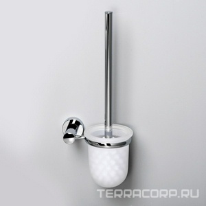 Ерш настенный, хром/стекло, хром, Donau Wasserkraft donau K-9427