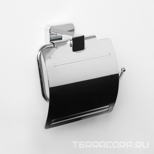 Держатель для туалетной бумаги с крышкой, настенный, хром, Lippe Wasserkraft lippe K-6525