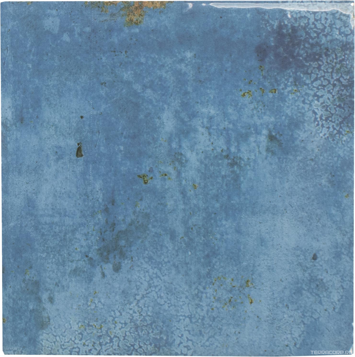 Керамическая плитка DNA Enamel Square Ocean 12.5x12.5 Синий, фото 6