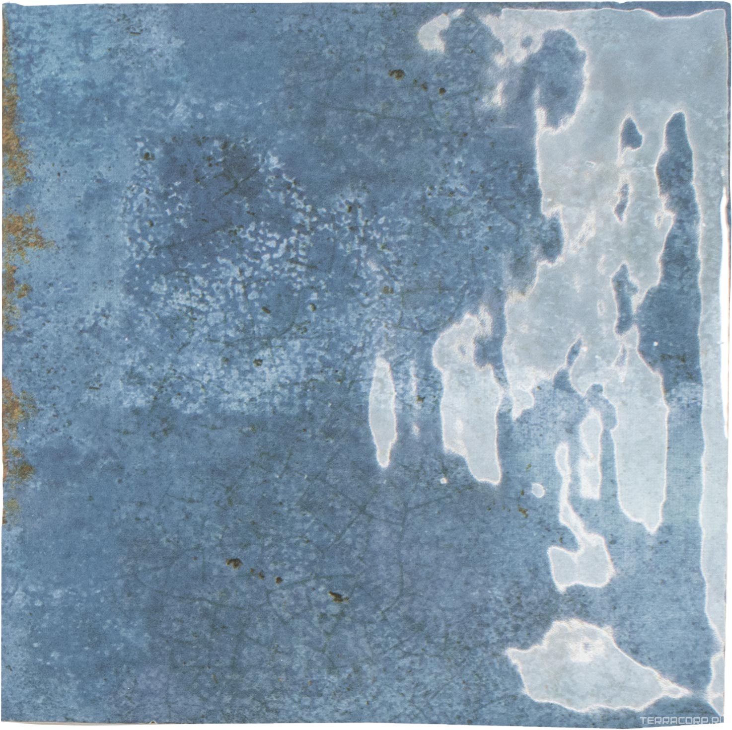 Керамическая плитка DNA Enamel Square Ocean 12.5x12.5 Синий, фото 4
