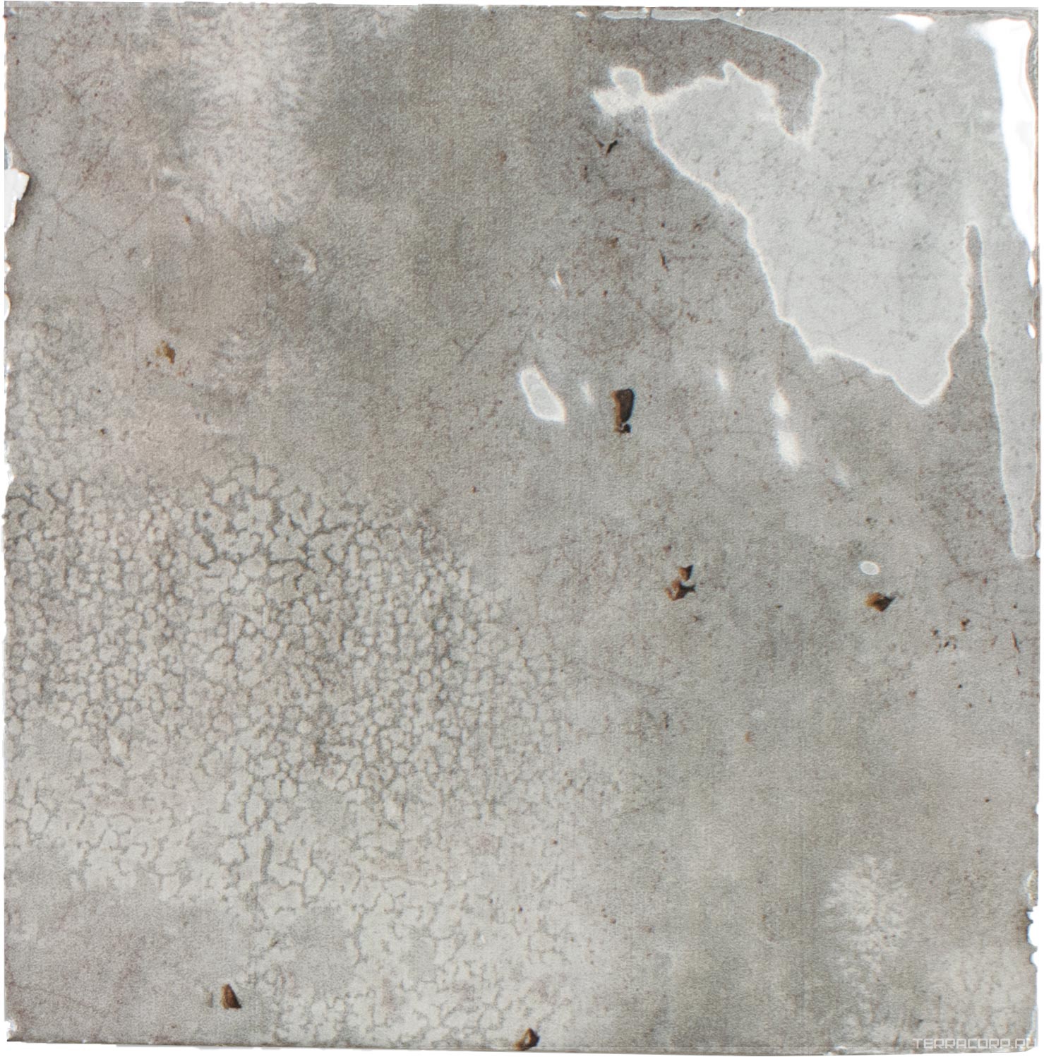 Керамическая плитка DNA Enamel Square Smoke 12.5x12.5 Серый, фото 6