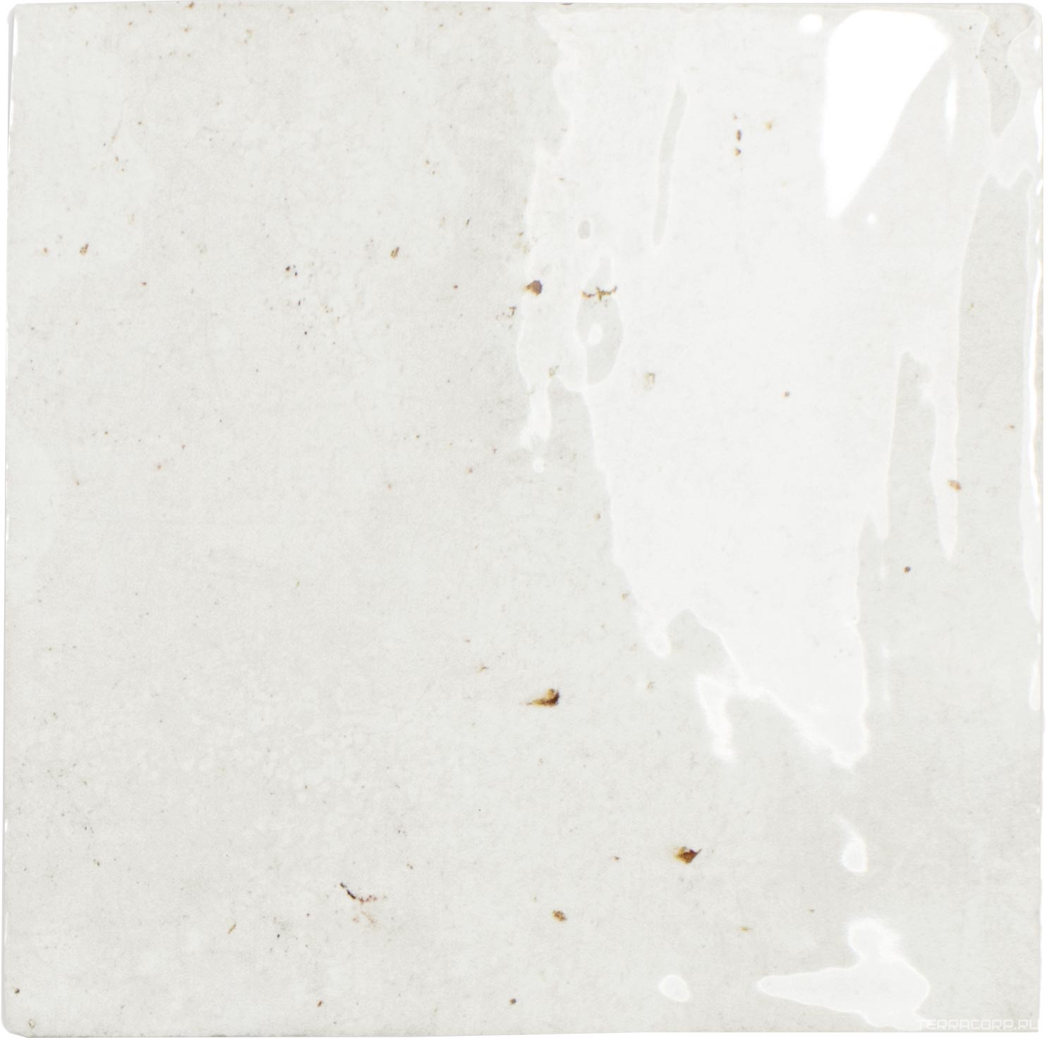Керамическая плитка DNA Enamel Square White 12.5x12.5 Белый, фото 4