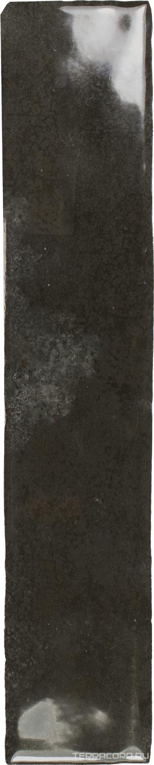 Керамическая плитка DNA Enamel Charcoal 5x25 Черный, фото 3