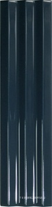 Керамическая плитка DNA Match  Angled Midnight Blue gloss 6.25x25 Синий 
