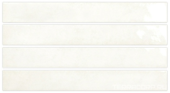 Керамическая плитка DNA Mistral  White 3,7x31 Белый 