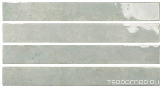 Керамическая плитка DNA Mistral  Opal Blue 3,7x31 Серый 