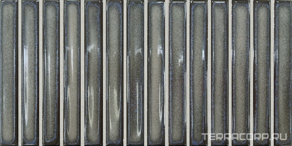 Керамическая плитка DNA Osaka Bars  Grey 12,5x25 Серый 