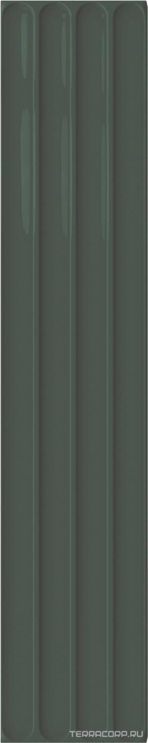 Керамическая плитка DNA Plinto IN Green Gloss 10.7x54.2 Зеленый, фото 3