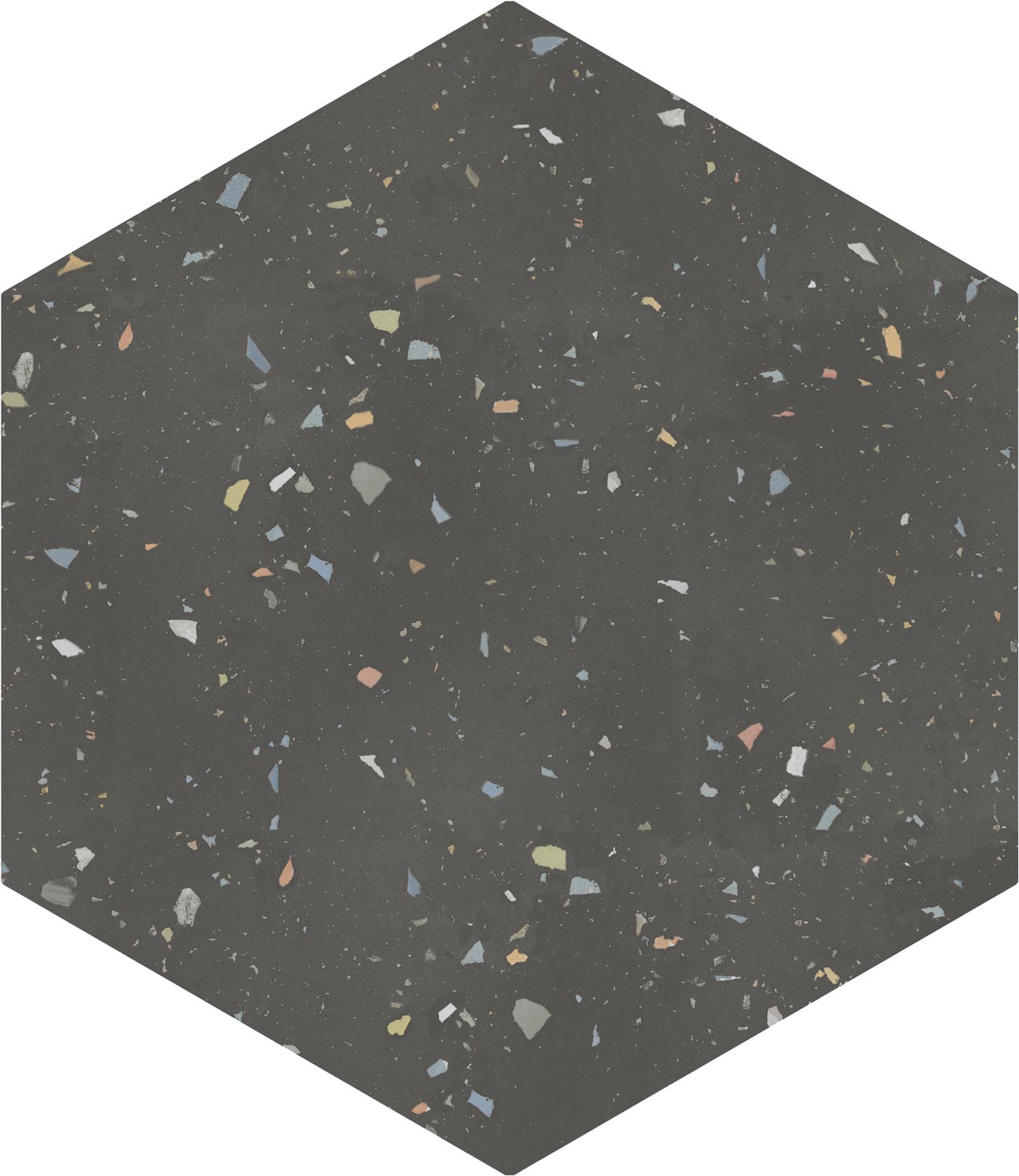 Керамогранит DNA Terrazzo Graphite Colours 32x36.8 Комбинированный, фото 3