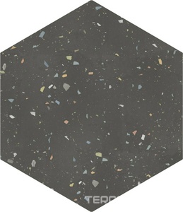 Керамогранит DNA Terrazzo  Graphite Colours 32x36.8 Комбинированный 