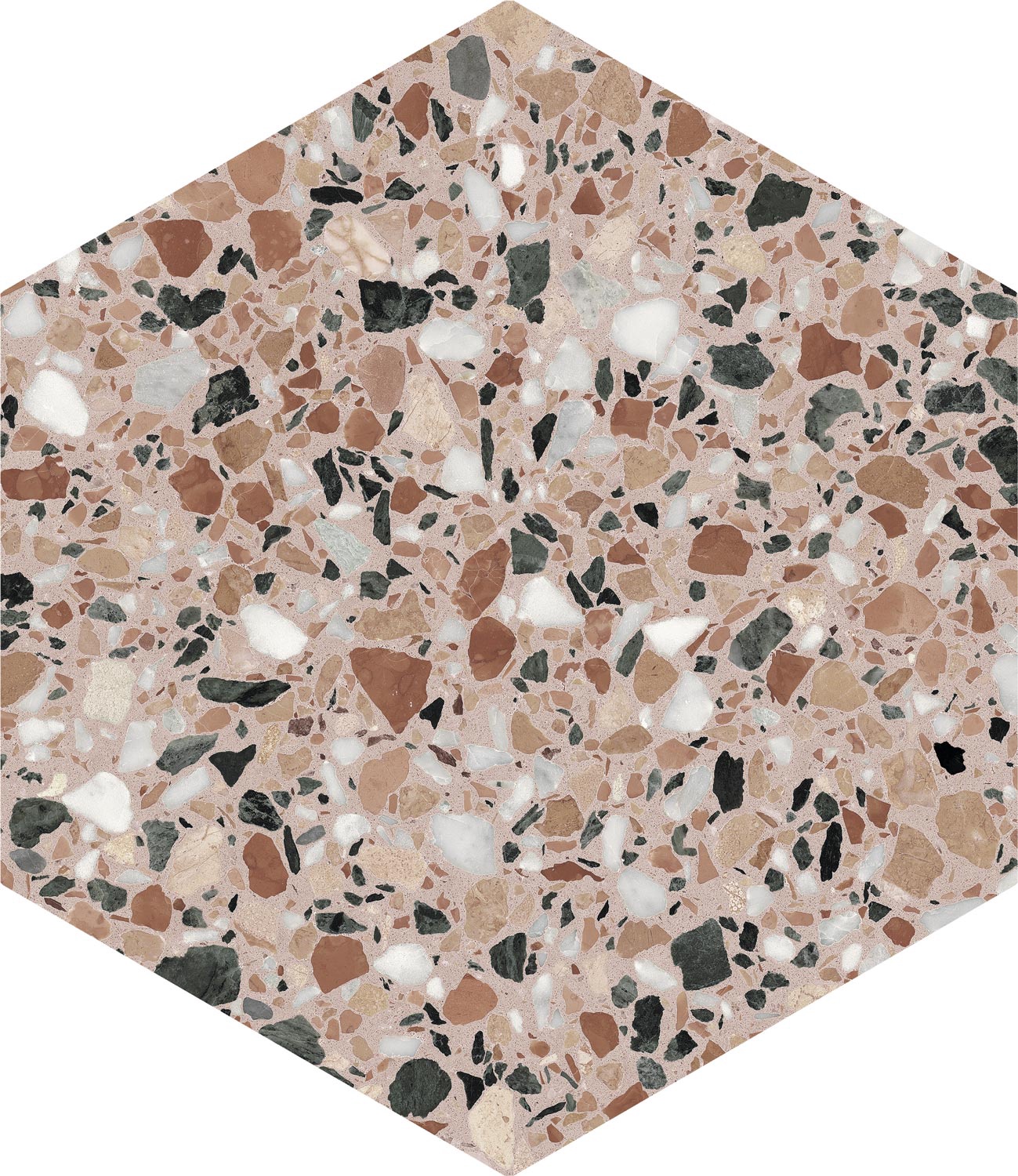 Керамогранит DNA Terrazzo Earth 32x36.8 Комбинированный, фото 3