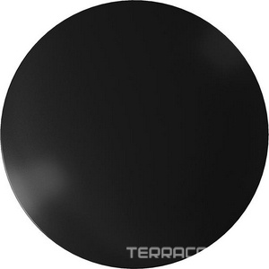 Донный клапан для сливного отверстия раковин/биде без перелива, Push-Open, G 1 1/4, (крышка слива керамика цв.черный матовый), Aqueduto Aqueduto Универсал RAL0140