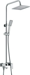 Душевая комплект для ванны и душа Wasserkraft SK17701CH, (смеситель и вертикальная штанга с держателем), цв.хром ZZ Wasserkraft Универсал SK17701CH