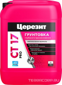 Грунтовка  PRO универсальная морозостойкая 10 кг. Церезит CT 17 2636647